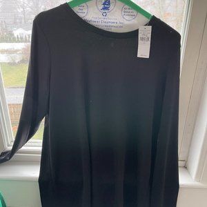 American Eagle Women's long sleeve top, Size L, one is black, one is gray.